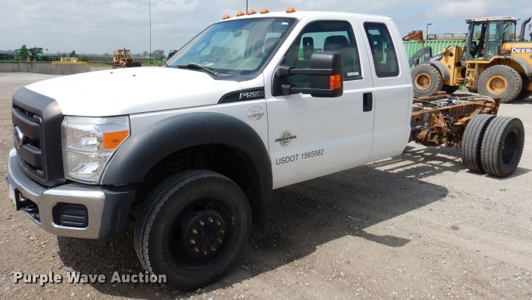 image for item IN9891 2015 Ford F550 Super Duty XL  truck cab and chassis