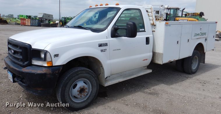 image for item IN9892 2002 Ford F350 Super Duty XL  utility bed pickup truck