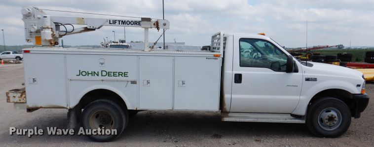 image for item IN9892 2002 Ford F350 Super Duty XL  utility bed pickup truck