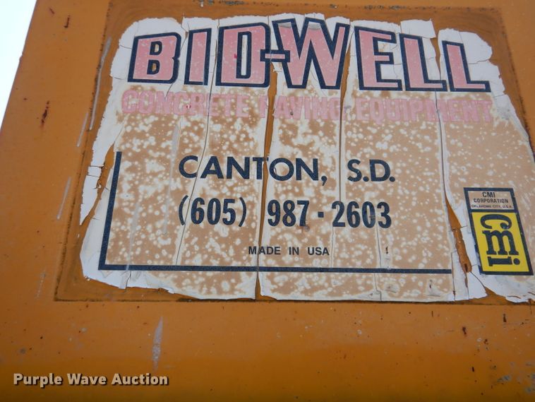 image for item IN9899 Bidwell TC 2400  texture curing machine