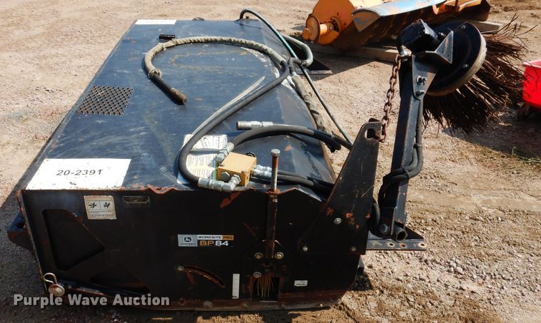 image for item IN9900 John Deere Worksite Pro BP84  89"W skid steer broom