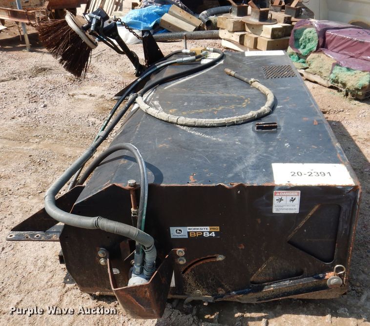 image for item IN9900 John Deere Worksite Pro BP84  89"W skid steer broom