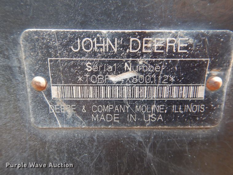 image for item IN9900 John Deere Worksite Pro BP84  89"W skid steer broom