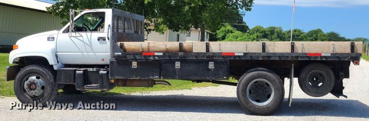 image for item IU9331 1998 Chevrolet C7500  flatbed truck