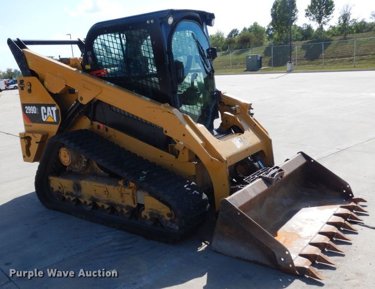 image for item JA9004 2017 Caterpillar 299D2  tracked skid steer loader