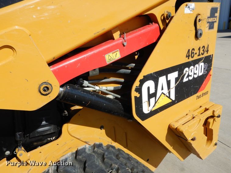 image for item JA9004 2017 Caterpillar 299D2  tracked skid steer loader