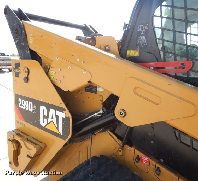 image for item JA9004 2017 Caterpillar 299D2  tracked skid steer loader
