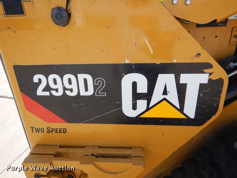 image for item JA9004 2017 Caterpillar 299D2  tracked skid steer loader