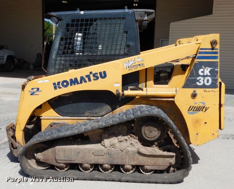 image for item JA9005 2008 Komatsu CK30-1  tracked skid steer loader