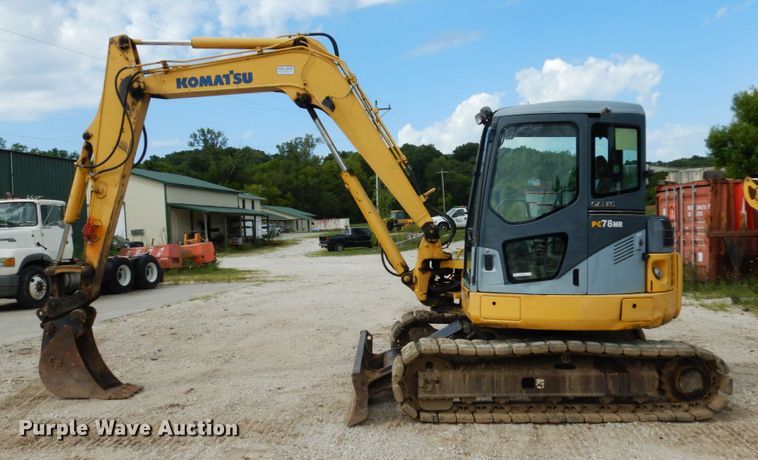 image for item JA9010 2004 Komatsu PC78MR-6  mini excavator