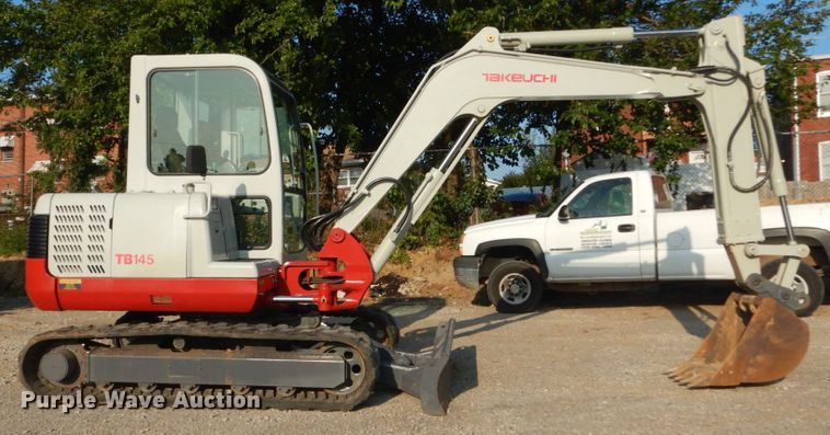 image for item JI9431 2003 Takeuchi TB145  mini excavator