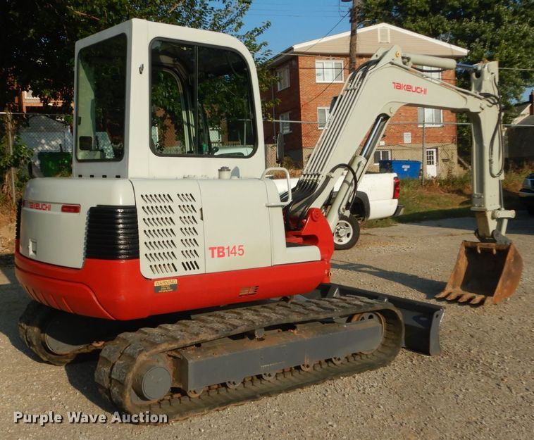 image for item JI9431 2003 Takeuchi TB145  mini excavator