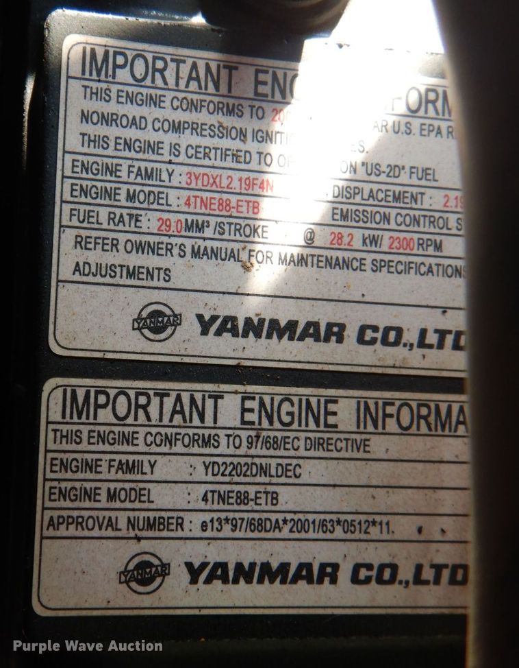 image for item JI9431 2003 Takeuchi TB145  mini excavator