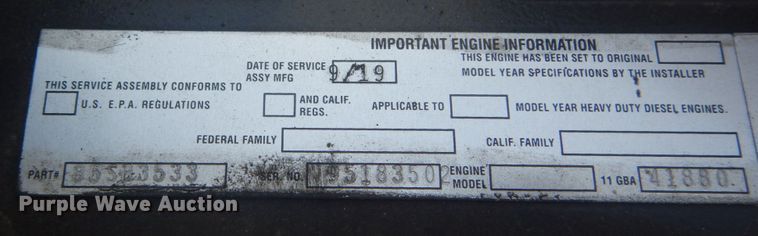 image for item JI9432 2003 Mack CV713  dump truck