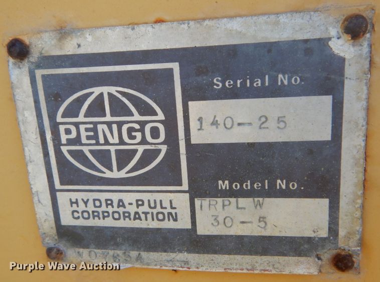 image for item JI9441 1973 Pengo Hydra-Pull TRPLW30-5  puller tensioner trailer