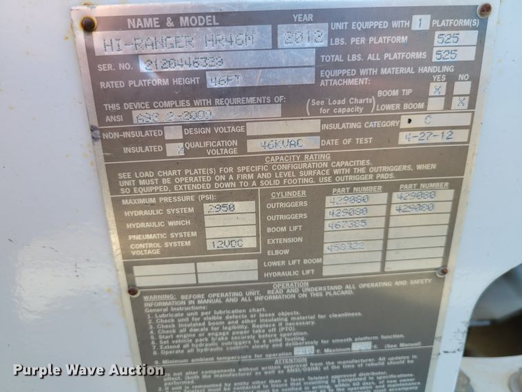 image for item JI9443 2011 Ford F750 Super Duty XLT  bucket truck