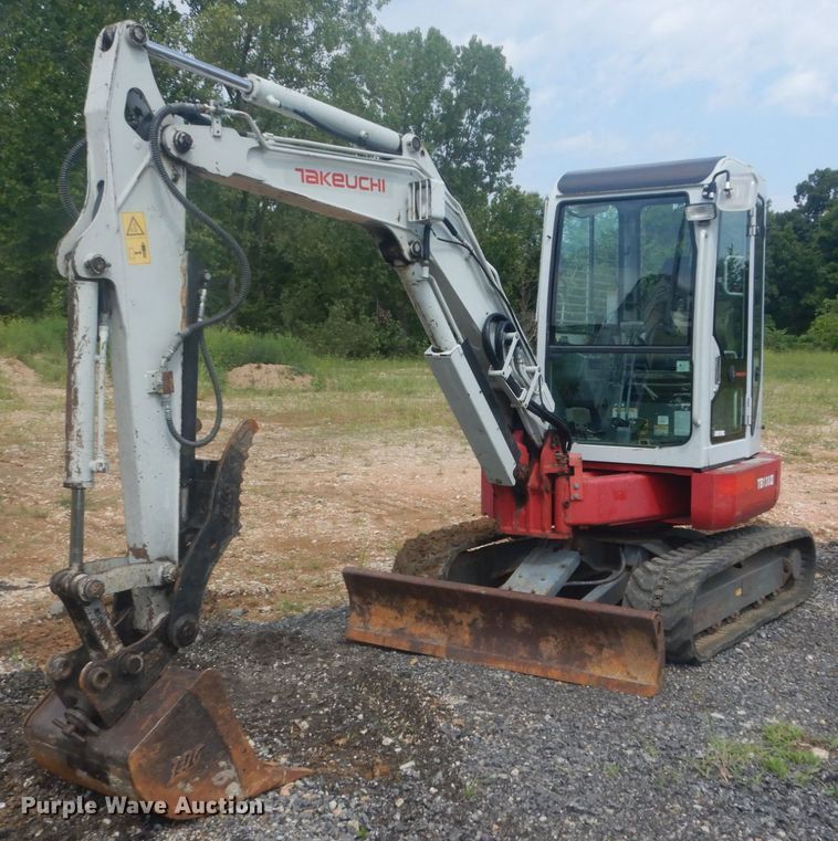 image for item JI9501 2012 Takeuchi TB138FR  mini excavator