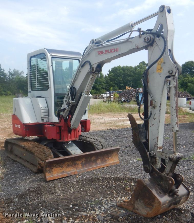 image for item JI9501 2012 Takeuchi TB138FR  mini excavator