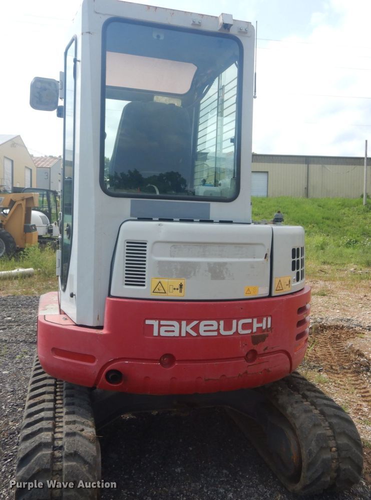 image for item JI9501 2012 Takeuchi TB138FR  mini excavator