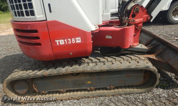 image for item JI9501 2012 Takeuchi TB138FR  mini excavator