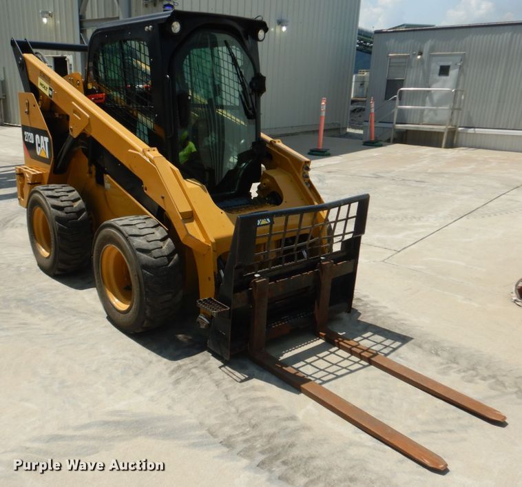 image for item JI9551 2015 Caterpillar 272D  skid steer loader