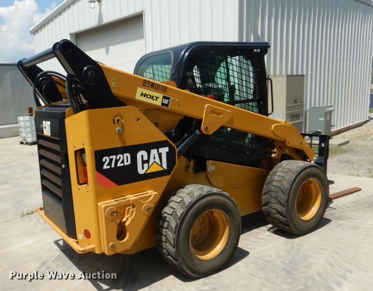 image for item JI9551 2015 Caterpillar 272D  skid steer loader