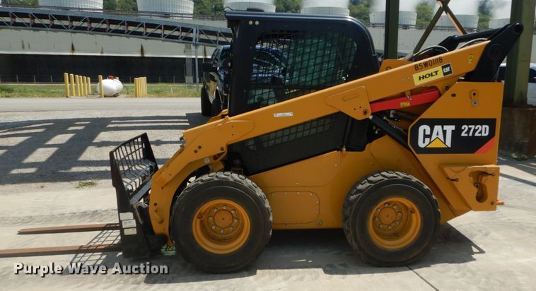 image for item JI9551 2015 Caterpillar 272D  skid steer loader