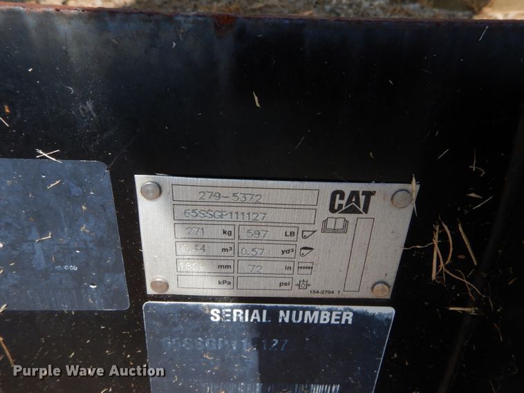 image for item JI9551 2015 Caterpillar 272D  skid steer loader