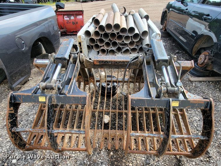 image for item KD9436 Notch DGRB75  74"W skid steer rock grapple bucket