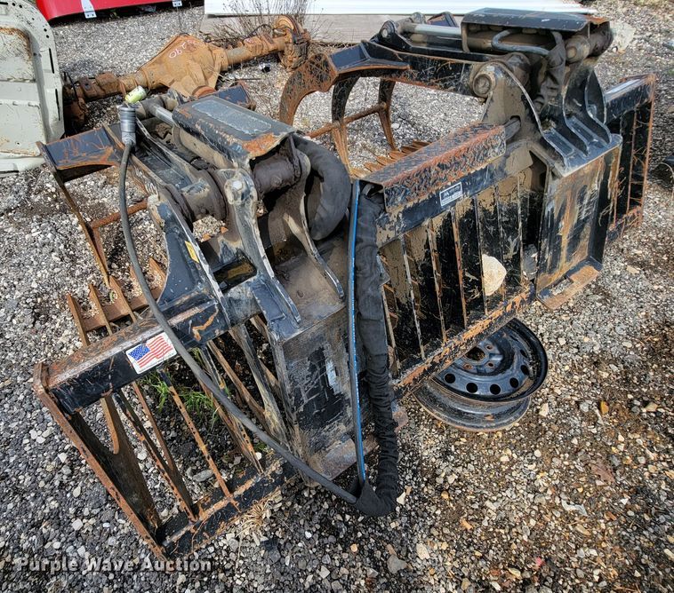 image for item KD9436 Notch DGRB75  74"W skid steer rock grapple bucket