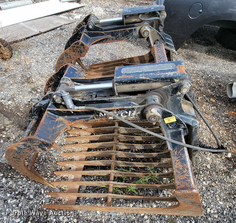 image for item KD9436 Notch DGRB75  74"W skid steer rock grapple bucket