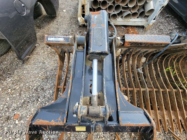 image for item KD9436 Notch DGRB75  74"W skid steer rock grapple bucket