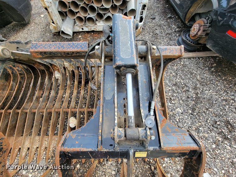 image for item KD9436 Notch DGRB75  74"W skid steer rock grapple bucket