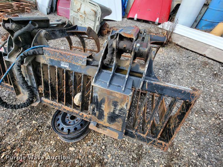 image for item KD9436 Notch DGRB75  74"W skid steer rock grapple bucket