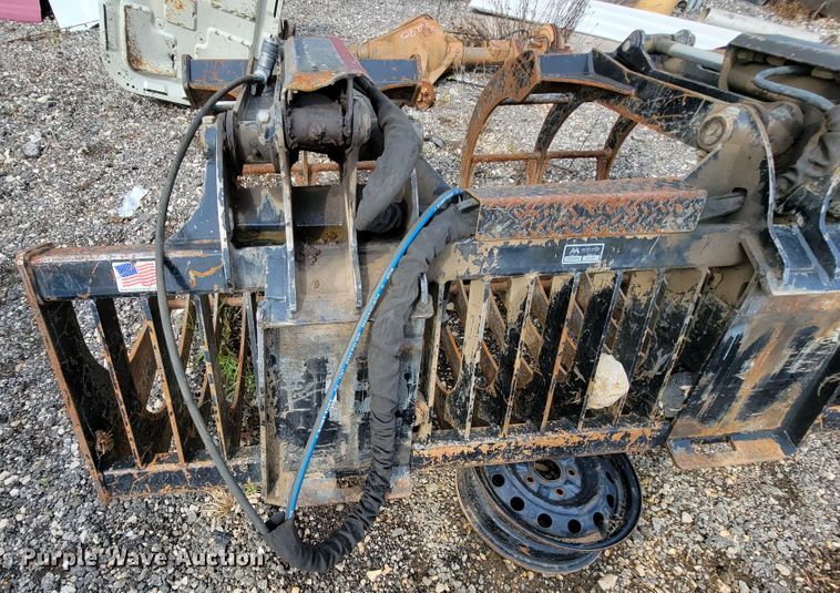 image for item KD9436 Notch DGRB75  74"W skid steer rock grapple bucket