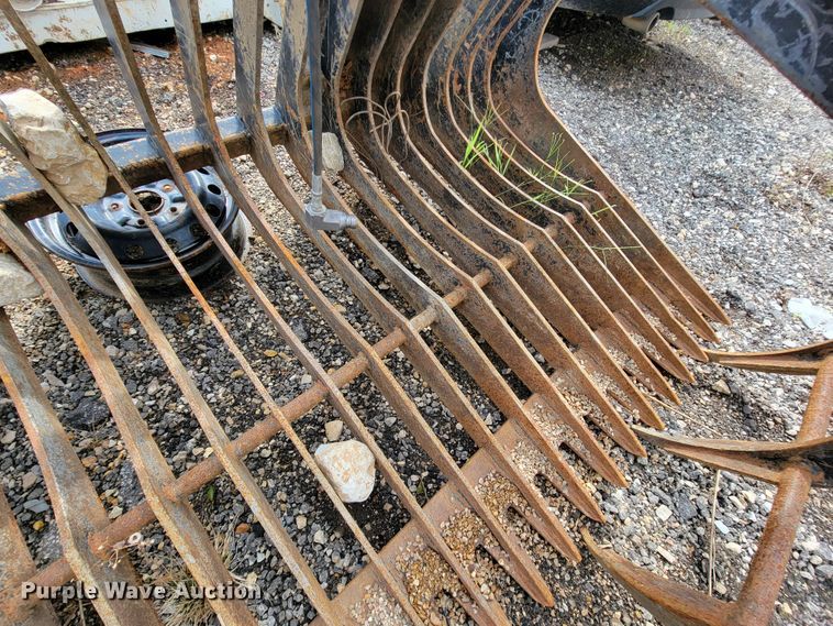 image for item KD9436 Notch DGRB75  74"W skid steer rock grapple bucket