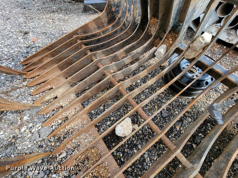 image for item KD9436 Notch DGRB75  74"W skid steer rock grapple bucket