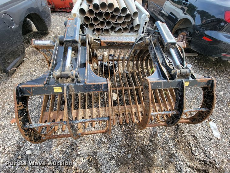 image for item KD9436 Notch DGRB75  74"W skid steer rock grapple bucket