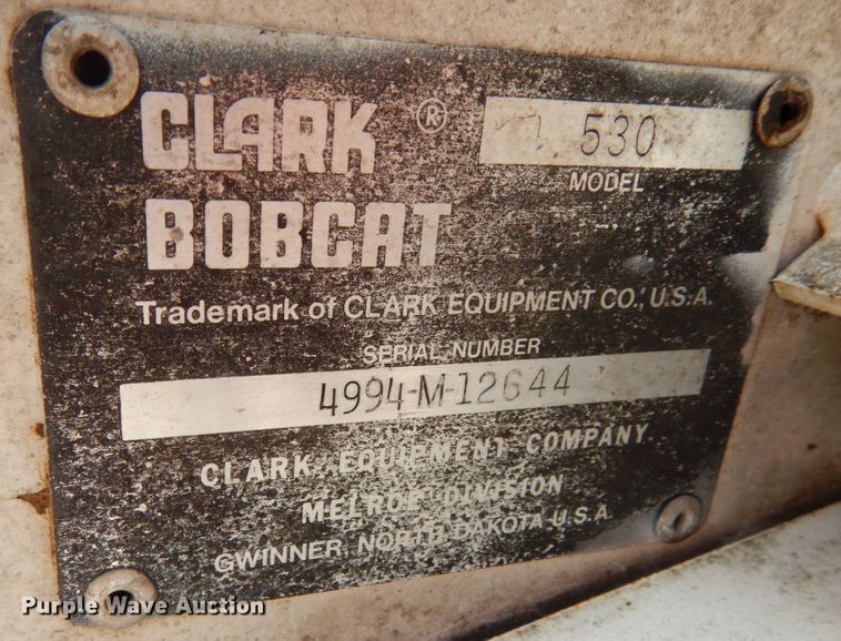 image for item KI9665 1979 Bobcat 530  skid steer loader