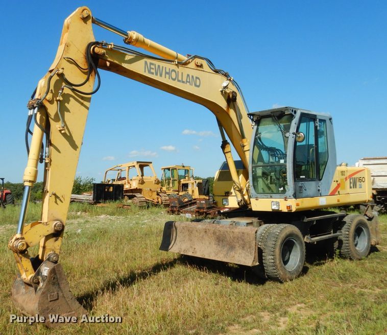 image for item KI9688 New Holland EW160  wheeled excavator