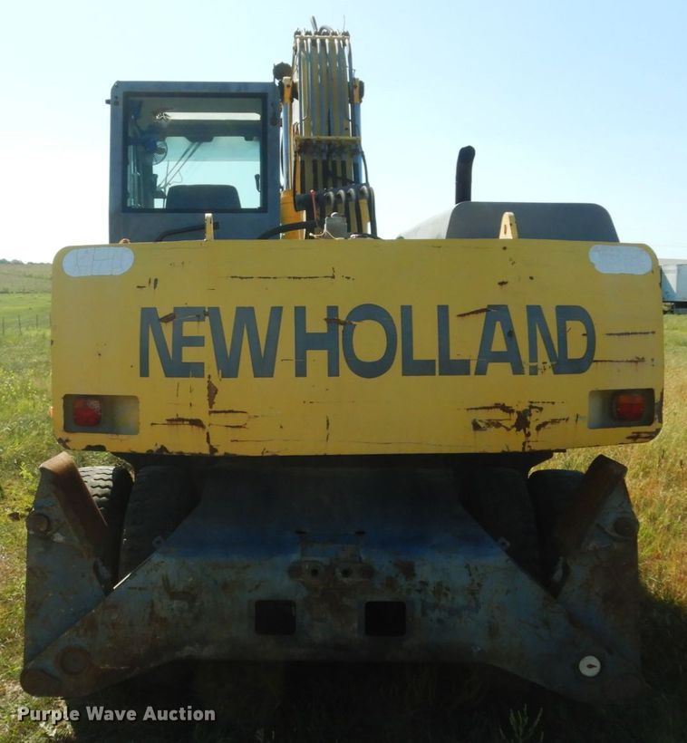 image for item KI9688 New Holland EW160  wheeled excavator
