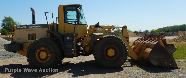 image for item KI9696 2000 Komatsu WA450  wheel loader