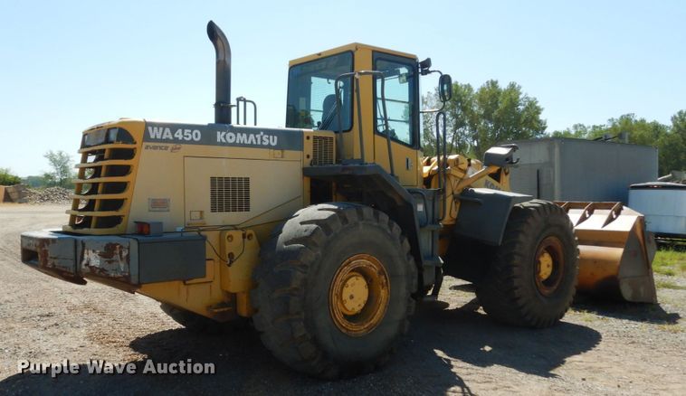 image for item KI9696 2000 Komatsu WA450  wheel loader