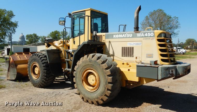 image for item KI9696 2000 Komatsu WA450  wheel loader