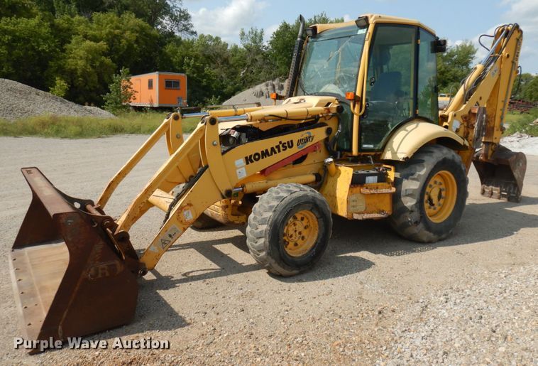 image for item KK9046 2000 Komatsu WB140  backhoe