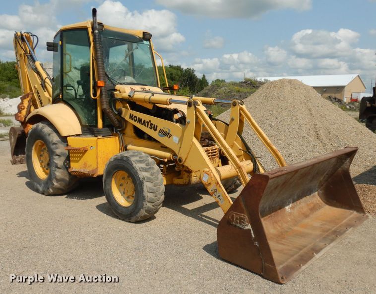 image for item KK9046 2000 Komatsu WB140  backhoe