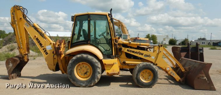 image for item KK9046 2000 Komatsu WB140  backhoe