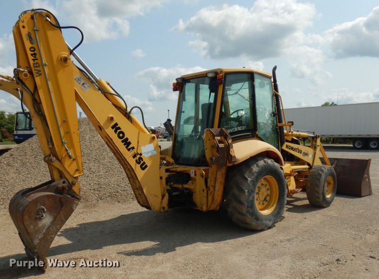 image for item KK9046 2000 Komatsu WB140  backhoe