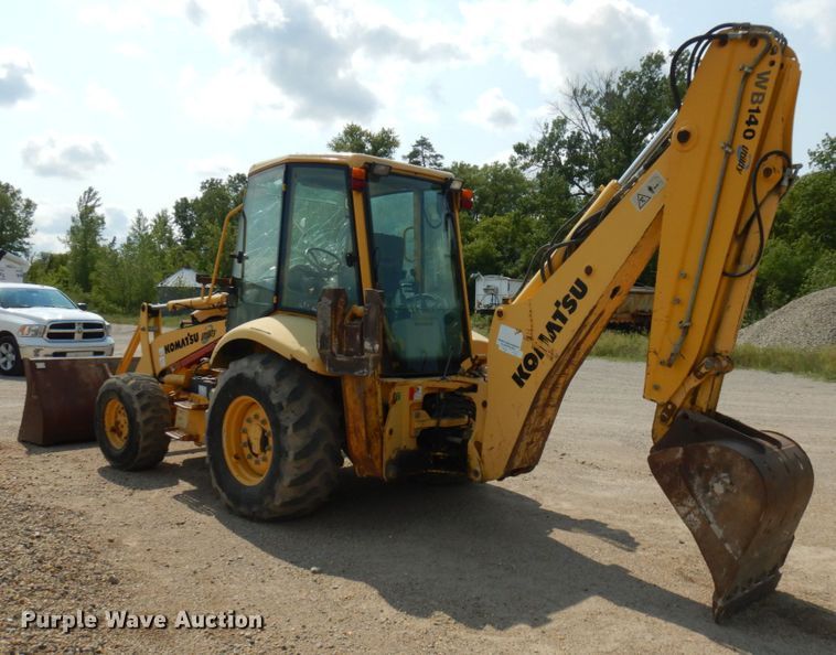 image for item KK9046 2000 Komatsu WB140  backhoe