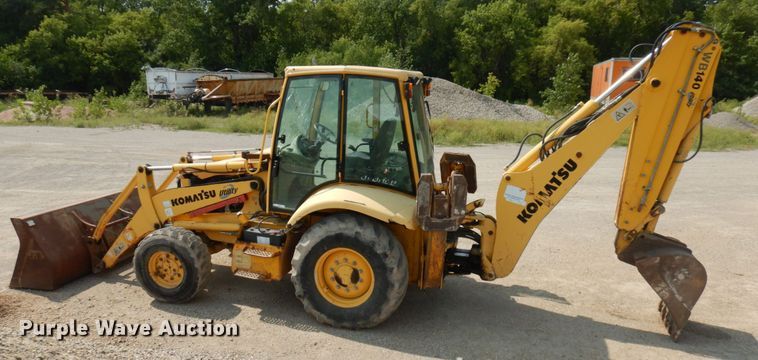 image for item KK9046 2000 Komatsu WB140  backhoe